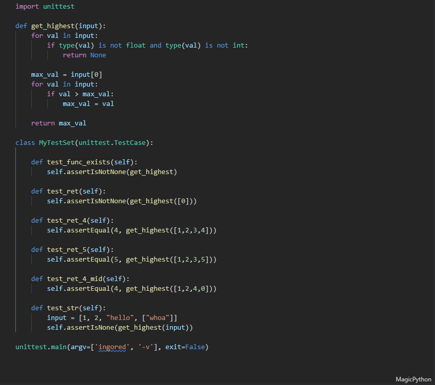 Final function implementation handling different data types