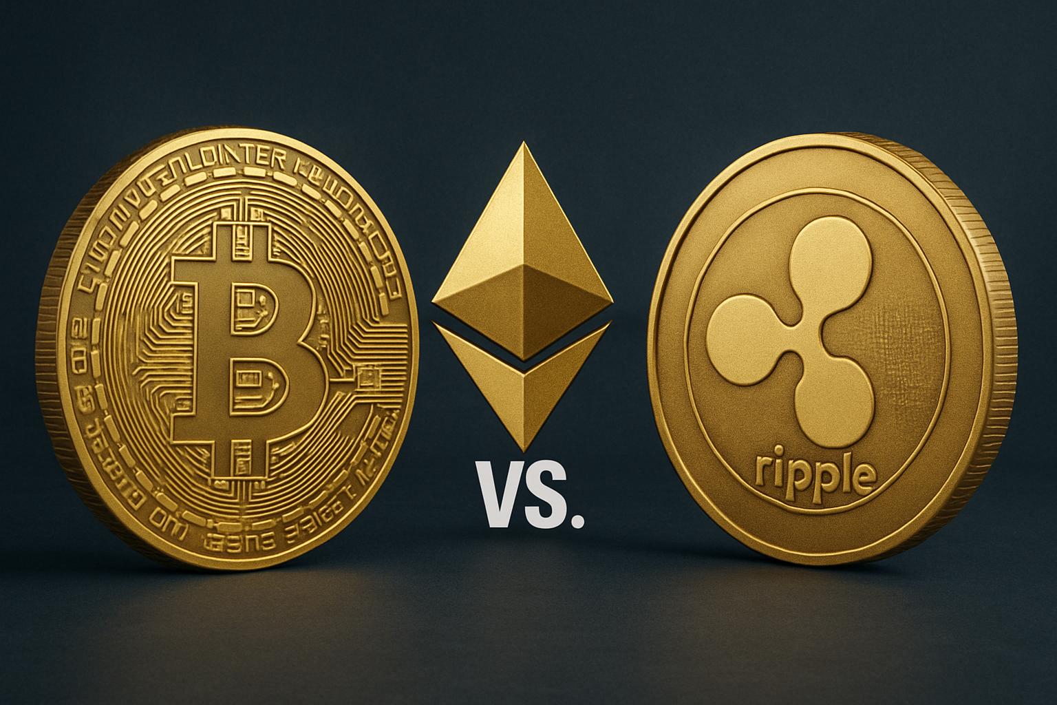 Bitcoin VS Ehtereum VS Ripple