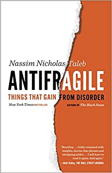 Book cover: Antifragile by Nassim Nicholas Taleb