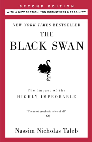 Book cover: The Black Swan by Nassim Nicholas Taleb