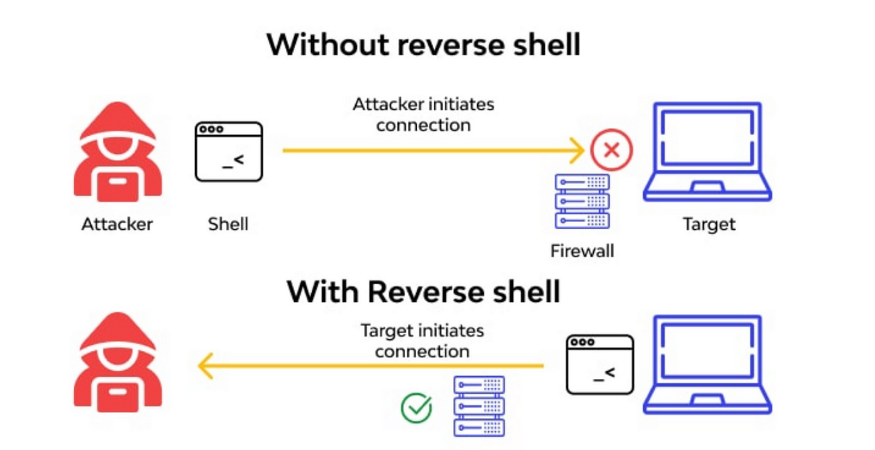 Illustration of Bind and Reverse payloads